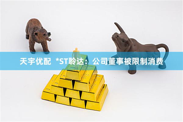 天宇优配  *ST聆达：公司董事被限制消费