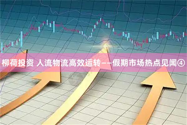柳荷投资 人流物流高效运转——假期市场热点见闻④