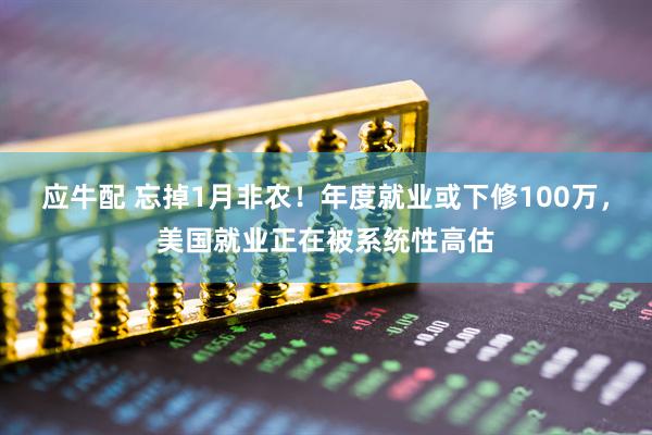 应牛配 忘掉1月非农！年度就业或下修100万，美国就业正在被系统性高估