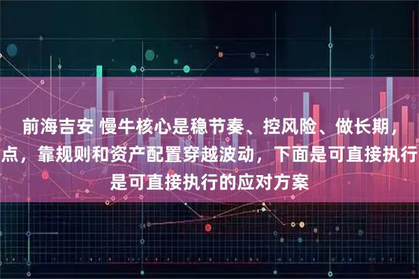 前海吉安 慢牛核心是稳节奏、控风险、做长期，别追短线热点，靠规则和资产配置穿越波动，下面是可直接执行的应对方案
